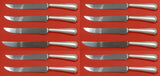 Fairfax by Durgin-Gorham Sterling Silver Steak Knife Custom Set 12 pcs 8 1/2"