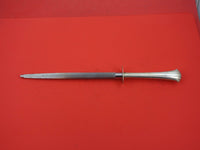 Newport Scroll by Gorham Sterling Silver Roast Carving Hone unused 12 1/2"