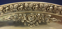 Normandie by Wallace Sterling Silver Relish Dish w/Crystal 4 Section (#0595)