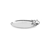 Michael Aram Black Orchid Small Stainless Steel Oval Tray Platter - 110882