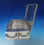 Cupid by Howard Sterling Silver Cigar Box Cupids Swags of Flowers #1369B (#5589)