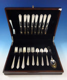 William & Mary by Lunt Sterling Silver Flatware Set for 8 Service 35 Pieces