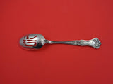 Edgewood by International Sterling Silver Pierced Serving Spoon 8" original