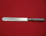 Reed and Barton Silverplated Dinner Knife Blunt w/ Animals Antique 9 5/8"