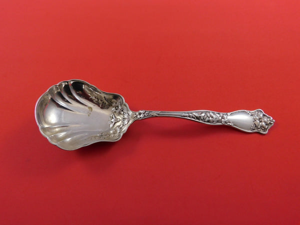 Althea by International Sterling Silver Preserve Spoon Fluted 7" Serving