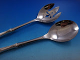 Rose Point by Wallace Sterling Silver Salad Serving Set Pierced Custom 11"