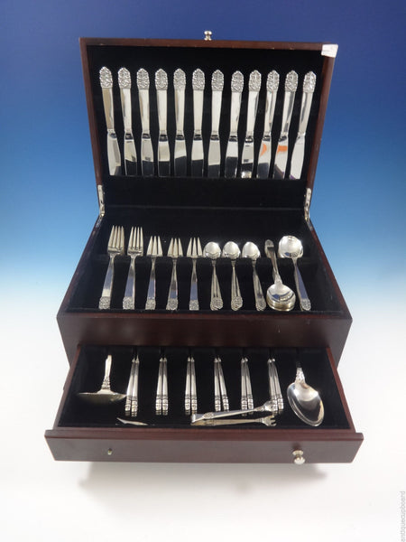 Northern Lights by International Sterling Silver Flatware Set Mid-Century Modern