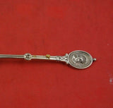 Medallion by Wendt Sterling Silver Ice Cream Spoon Leaf Shape 4 1/4" Heirloom