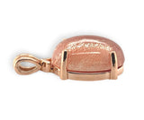 14k Rose Gold Pendant with 6.70ct Oval Genuine Natural Sunstone (#J7537)