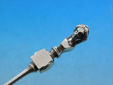 Bust by Gorham Sterling Silver Ice Cream Spoon Gold Washed 6" Vintage Figural