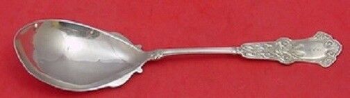 Alhambra by Whiting Sterling Silver Berry Spoon 8 3/4"