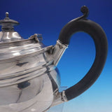 Estate Period English Silver Coffee Pot with Ebony Handle and Finial (#4268)
