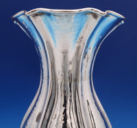 Greek XEIPO Sterling Silver Vase Hand Hammered 925/1000 8" x 4 1/4" (#8466)