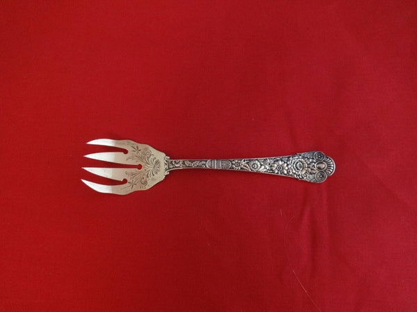 Cluny by Gorham Sterling Silver Sardine Fork 4-Tine Brite-Cut w/Engraving 5 7/8"