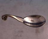 Blossom by Georg Jensen Sterling Silver Salt Dip with Spoon GI Mark (#8780)