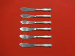 Canterbury by Towle Sterling Silver Trout Knife Set 6pc HHWS Custom Made 7 1/2"