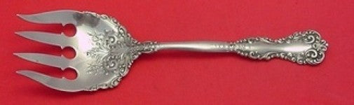 Revere by International Sterling Silver Salad Serving Fork 8 1/4"