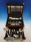 Legato by Towle Sterling Silver Flatware Set For 12 Service 82 Pieces