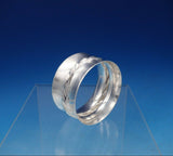 Silver Flutes by Towle Sterling Silver Napkin Ring Original #102 1" x 2"