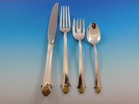 Edgemont Gold by Gorham Sterling Silver Flatware Set 8 Service 35 Pieces Dinner