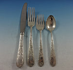 Old Maryland Engraved by Kirk Sterling Silver Flatware Set 6 Service 24 Pieces