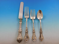 Violet by Whiting Sterling Silver Flatware Set For 8 Service 40 Pieces