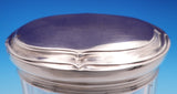 Synyer and Beddoes English Estate Sterling Silver and Glass Dresser Jar (#9154)