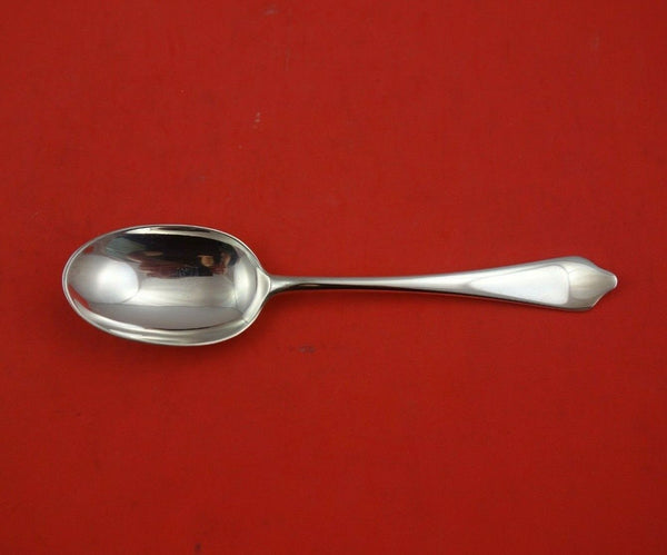Shield End by James Robinson Sterling Silver Dessert Spoon 7" Silverware