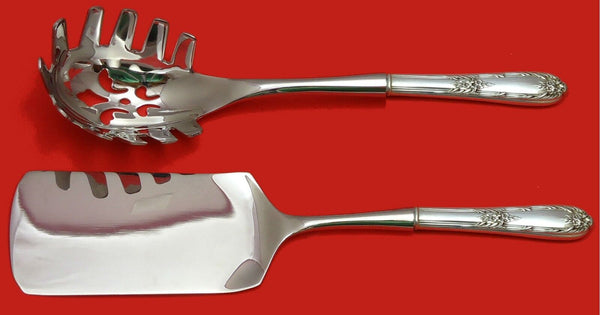 Splendor by International Sterling Italian Pasta Server Set 2pc HHWS  Custom