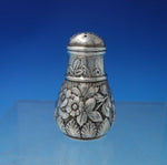 Repousse by Whiting Sterling Silver Pepper Shaker #14 2 1/4" x 1 1/4" (#5417)