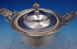 Brand-Chatillon Co Sterling Silver Dish with Lid and Glass Liner #459 (#8830)
