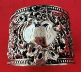 Shiebler Sterling Silver Napkin Ring #3424 1 3/4" x 2" 1.3 ozt. Monogram "SEG"