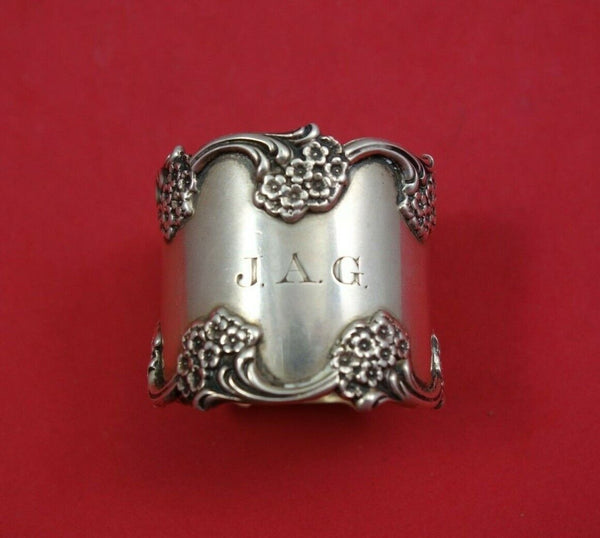 Wild Rose Old by International Sterling Silver Napkin Ring 2.08 ozt. Vintage