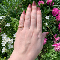 18k Yellow Gold Wedding Band Ring Dated 1931 Size 5.75 Jewelry (#J7279)