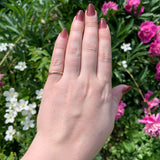18k Yellow Gold Wedding Band Ring Dated 1931 Size 5.75 Jewelry (#J7279)