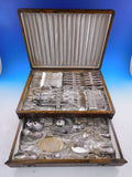 Louvre by Wallace Sterling Silver Dinner Size Flatware Set Service 68 pcs in box