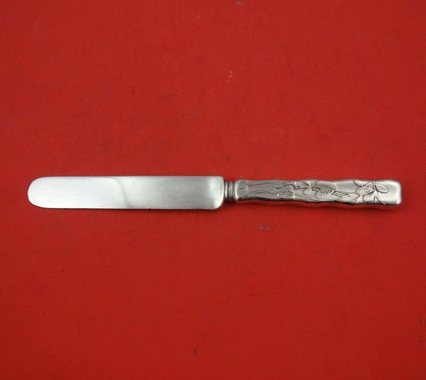 Lap Over Edge Acid Etched by Tiffany and Co Sterling Tea Knife HH AS Two Lilies