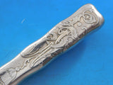Lap Over Edge Acid Etched by Tiffany Sterling Silver Buffet Spoon HHWS Mushrooms