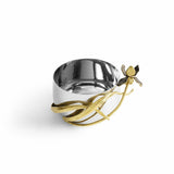 Michael Aram - Black Iris Stainless Steel and Brass Nut Dish  - 111203