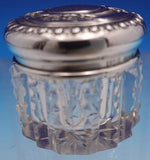 Gorham Sterling Silver Dresser Jar with Cut Crystal S3069 1 1/2" (#9148)