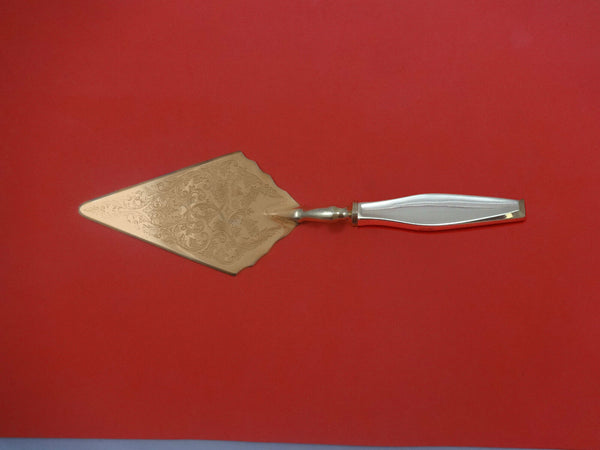 Classique by Gorham Sterling Silver Pastry Server Fancy Vermeil 11 1/2" Custom