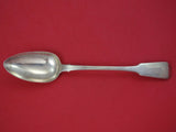 John I Henry Lias English Georgian Sterling Silver Platter Spoon c.1818 11 3/4"