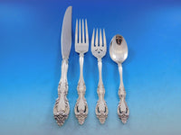 Du Maurier by Oneida Sterling Silver Flatware Set for 12 Service 62 Pieces
