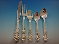 Spanish Baroque Reed & Barton Sterling Silver Flatware Set Service 64 PC Dinner