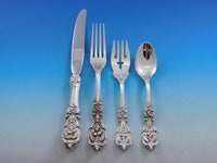 Francis I Reed & Barton Sterling Silver Flatware Service For 8 Set 32 Pieces
