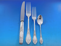 Renaissance by Plasait Orfevres Sterling Silver Flatware Set Service Dinner 72pc