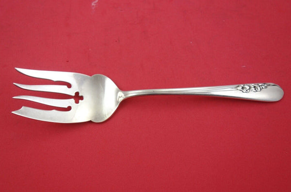 Blossom Time by International Sterling Silver Cold Meat Fork 8 7/8" Serving