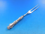 Irian by Wallace Sterling Silver Steak Carving Fork HH with Stainless 8 5/8"