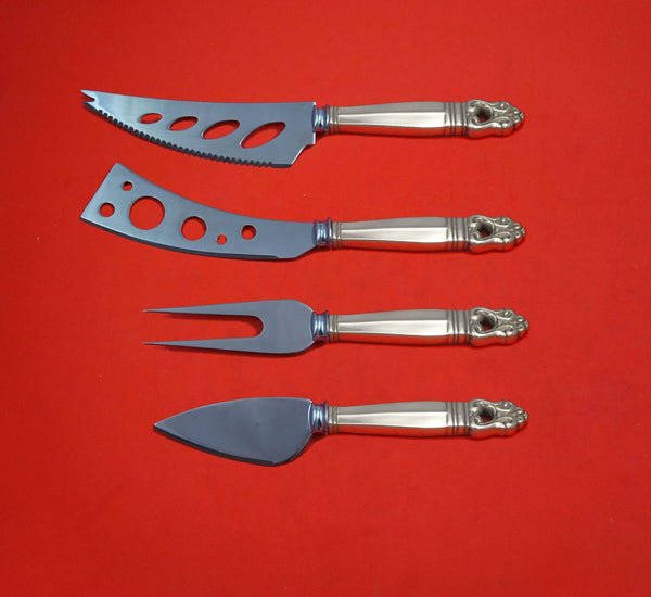 Royal Danish by International Sterling Silver Deluxe Charcuterie Set 4pc Custom