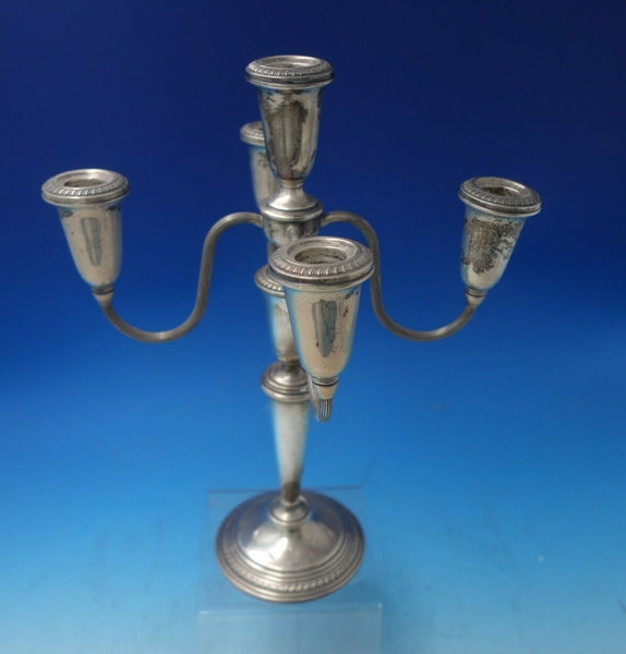 Gadroon by Poole Sterling Silver Candelabra 5-Light #755 10" Tall x 13" (#5642)